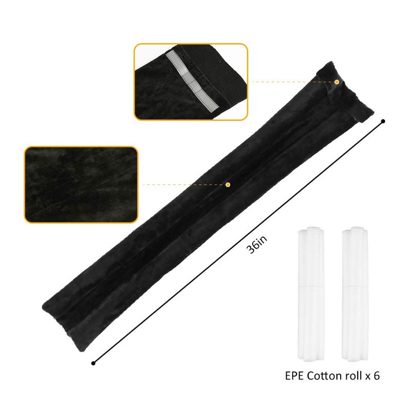 VISEMAN 36 Inch Under Door Stopper-Door Noise Blocker, Double Sided Door Stopper, Machine-Washable - Image 2